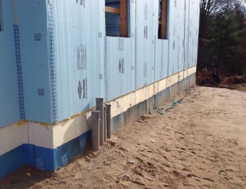 How to build a house in Vancouver 27 (Below grade insulation / wall assembly)